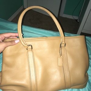 Coach Hampton’s Leather Carry All Purse